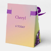 Magische Regenboog Eenhoorn Theme Party Bedankdoosjes (Achterkant)