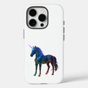 Magische regenboog glas eenhoorn iPhone 16 pro hoesje