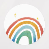 Magische Regenboog Labels (Design 2)