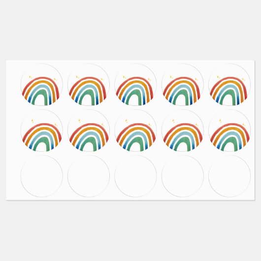 Magische Regenboog Labels (Vel)