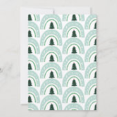 Magische regenboog moderne, schattige Kerstmis (Achterkant)