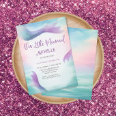 Magische Regenboog Onze Kleine Zeemeermin Onder de Kaart