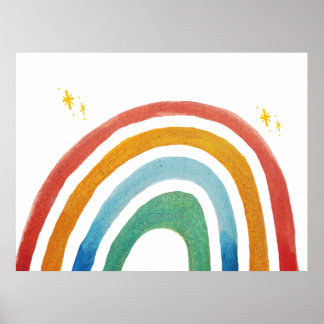 Magische Regenboog Poster