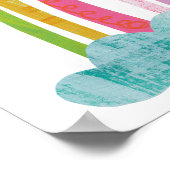 Magische regenboog poster (Hoek)