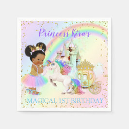 Magische Regenboog Prinsessen Kasteel Koets Eenhoo Servet