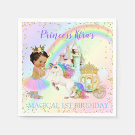 Magische Regenboog Prinsessen Kasteel Koets Eenhoo Servet
