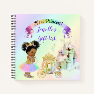 Magische Regenboog Prinsessen Kasteel Koets Notitieboek