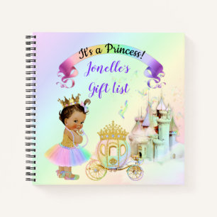 Magische Regenboog Prinsessen Kasteel Koets Notitieboek