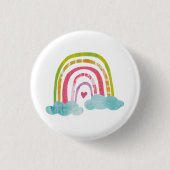 Magische regenboog ronde button 3,2 cm (Voorkant)