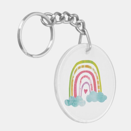 Magische regenboog sleutelhanger (Voorkant Links)