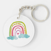 Magische regenboog sleutelhanger (Achterkant)