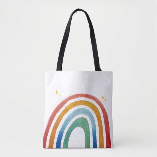 Magische Regenboog Tote Bag (Voorkant)