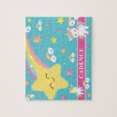 Magische regenboog Unicorn - Aangepaste Kinderen Legpuzzel (Verticaal)