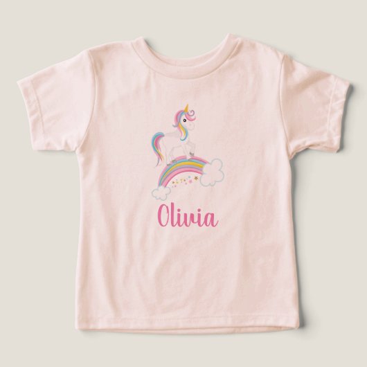 Magische regenboog Unicorn Birthday, gepersonalise (Design voorkant)