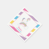 Magische regenboog Unicorn Birthday Servetten (Hoek)