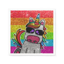 Magische regenboog Unicorn Glitter Whimsical