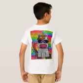 Magische regenboog Unicorn Glitter Whimsical T-shirt (Achterkant volledig)