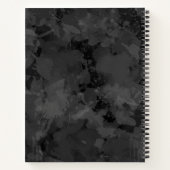 Magische regenboog Unicorn Retro 80's Notitieboek (Achterkant)