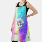 Magische regenboog Unicorn Stars Holographic Schort (Insitu)