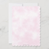 Magische regenboog Unicorn Waterverf Roze verjaard Kaart (Achterkant)