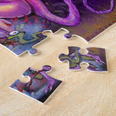Magische regenboog van wezens legpuzzel (Zijkant)