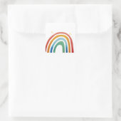 Magische Regenboog Vierkante Sticker (Tas)