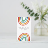 Magische Regenboog Visitekaartje (Staand voorkant)