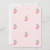 Magische regenboogaardbei, sterretagne kaart (Achterkant)