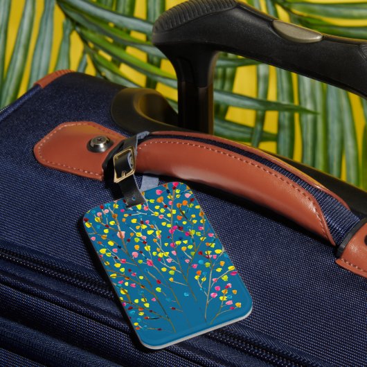 Magische regenboogboom bagagelabel (Voorkant Insitu 1)