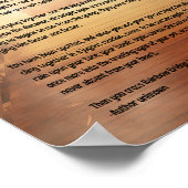 Magische regenboogbrug gedicht poster (Hoek)