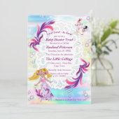 Magische regenboogbundels bedankkaart (Staand voorkant)