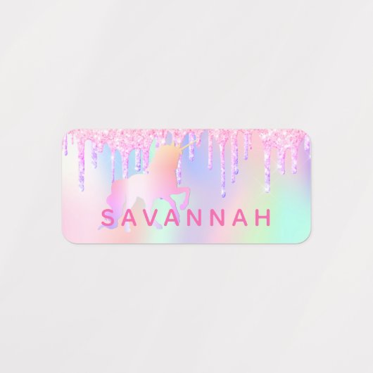 Magische regenbooglitter roze kleding van de Unico Labels (Design 1)