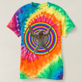 Magische regenboogsleuf t-shirt
