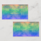 Magische regenboogstandaardkaart visitekaartje (Voorkant / Achterkant)