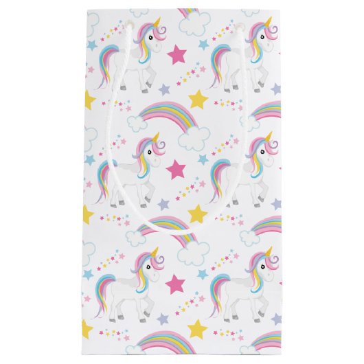 Magische regenboogunikorn klein cadeauzakje (Voorkant)