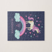 Magische regenboogunikorn legpuzzel (Horizontaal)