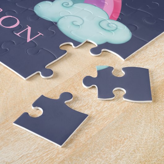 Magische regenboogunikorn legpuzzel (Zijkant)