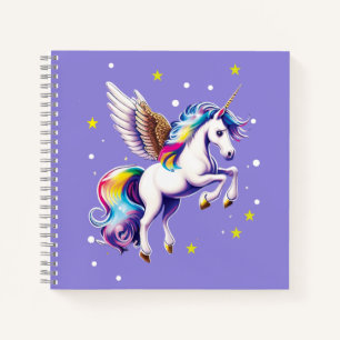 Magische regenboogunikorn notitieboek