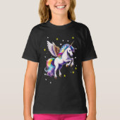 Magische regenboogunikorn t-shirt (Voorkant)