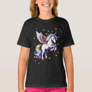 Magische regenboogunikorn t-shirt