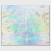 Magische regenboogverzeedemaïden cadeaupapier (Vlak)