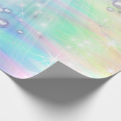 Magische regenboogverzeedemaïden cadeaupapier (Hoek)