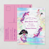 Magische regenboogverzeemeerminnen Feestoon Briefkaart (Voorkant / Achterkant)