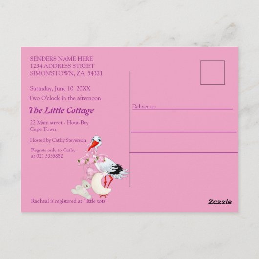 Magische regenboogverzeemeerminnen Feestoon Briefkaart (Achterkant)