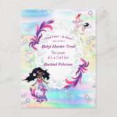 Magische regenboogverzeemeerminnen Feestoon Briefkaart (Voorkant)