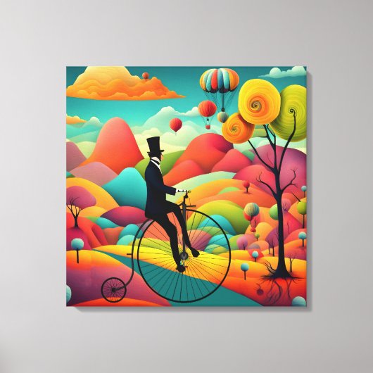Magische reis canvas afdruk (Voorkant)