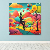 Magische reis canvas afdruk (Insitu (Houten vloer))