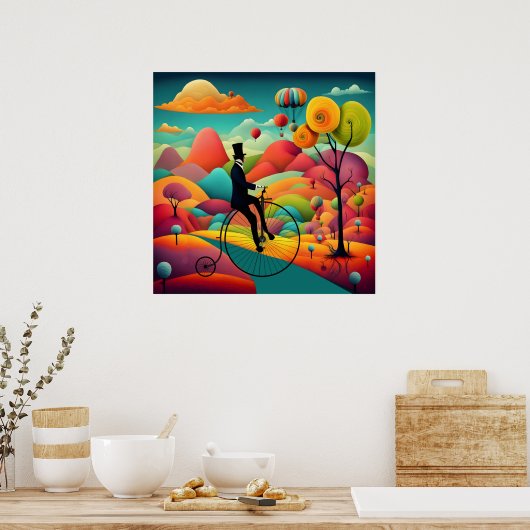 Magische reis poster (Keuken)
