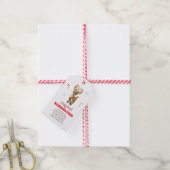 Magische Rendier Voedsel Kerst Cadeautags Cadeaulabel (Met Touw)