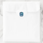 Magische rendiergloed hart sticker (Tas)
